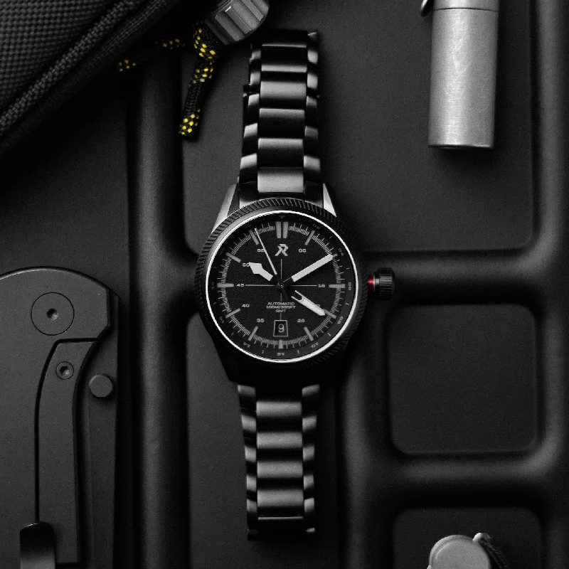 Men's Pilot Watches with Chronograph Function-Fortitude GMT - WorkBench Edition