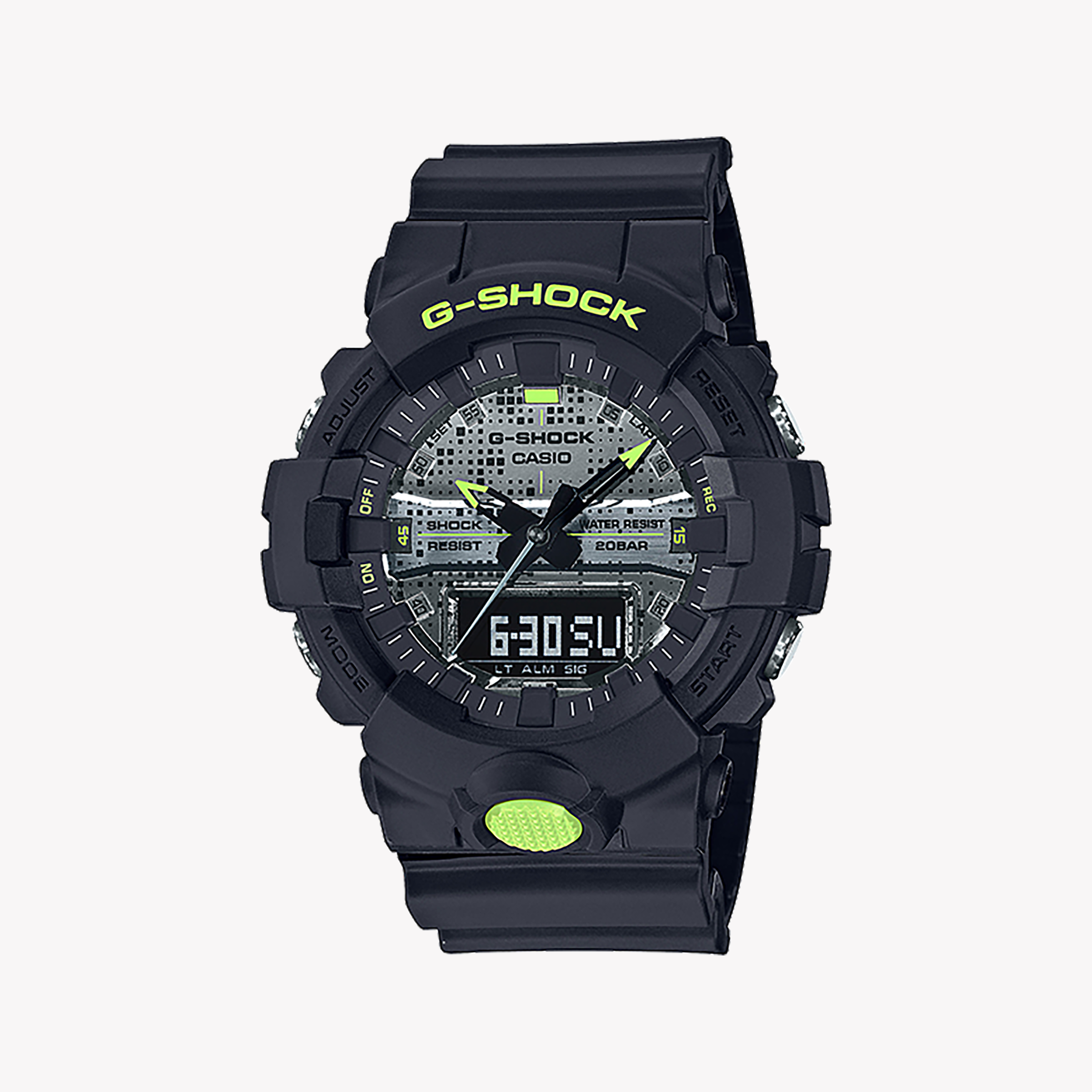 Men's Digital Watches with Laser Engraving-CASIO G-SHOCK GA-800DC-1ADR - SPORTY RESILIENCE MEN'S WATCH IN STRIKING BLACK Men's Digital Watches with Laser Engraving-CASIO G-SHOCK GA-800DC-1ADR - SPORTY RESILIENCE MEN'S WATCH IN STRIKING BLACK