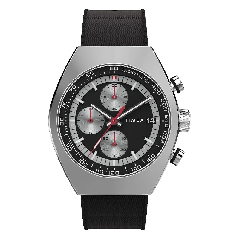 Men's Chronograph Watches for Orienteering-Legacy Tonneau Chronograph 42mm Rubber Band