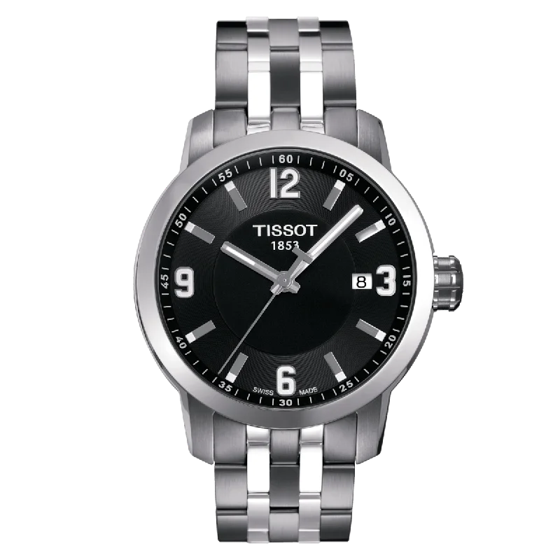 Women's Heritage Watches with Advanced Navigation-Tissot T-Sport Black Dial Men 39mm