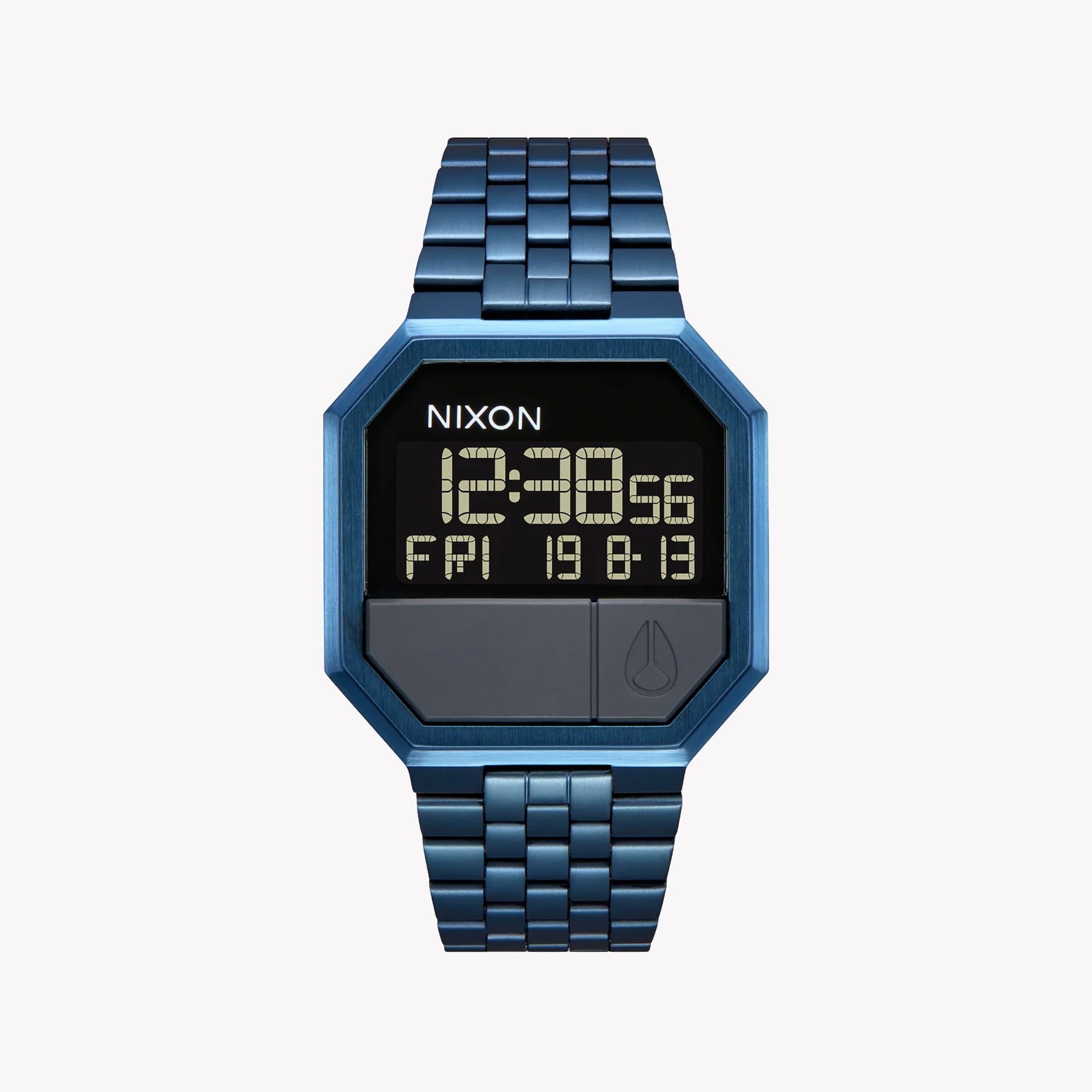 Men's Digital Watches with Limited Edition-Vibrant Performance Men's Blue Stainless Steel Watch | A158-300