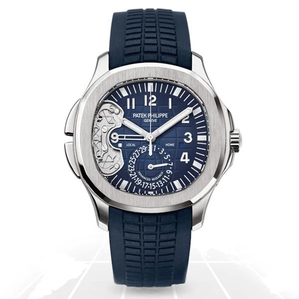 Men's Patek Philippe Watches with Limited Editions-Patek Philippe	Aquanaut Advanced Research Travel Time	5650G
