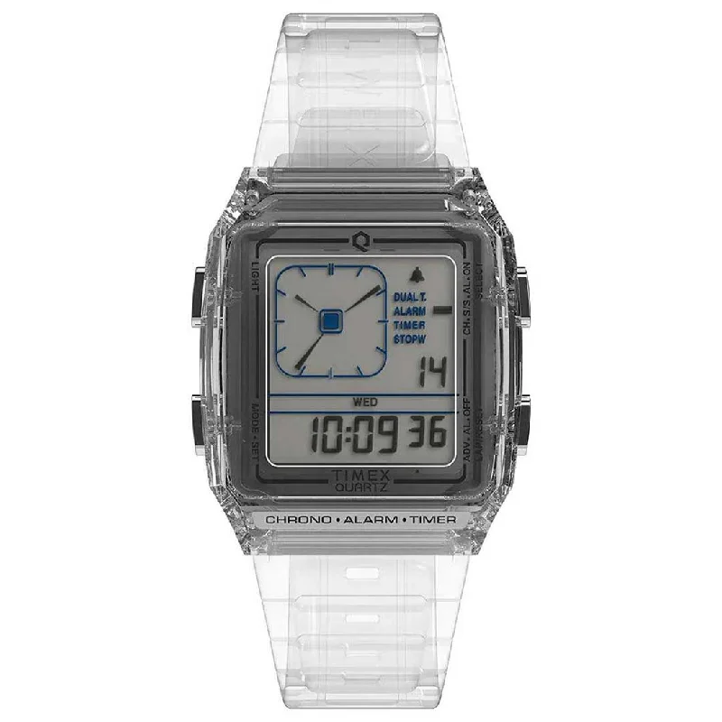 Men's Quartz Watches with Barometer Calibration-TIMEX, TIMEX Q RETRO