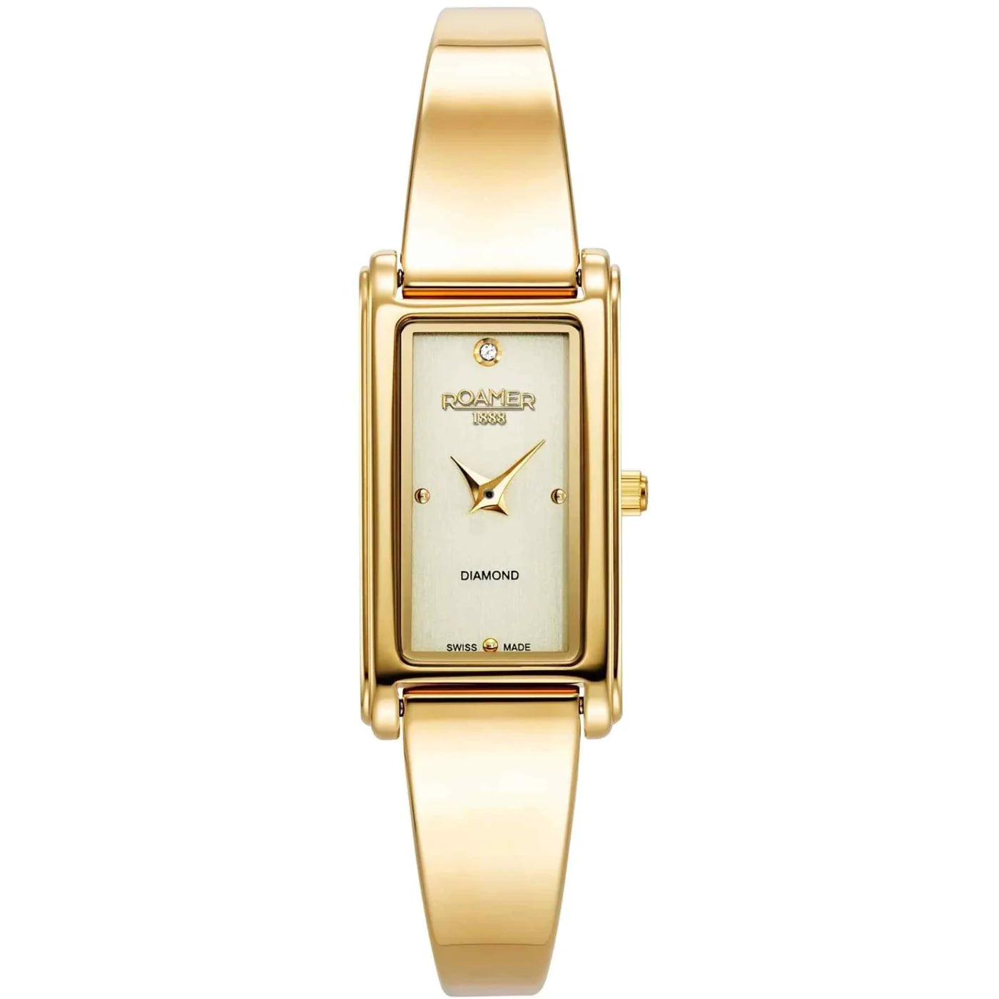 Men's Spring Style Dress Watches for Garden Parties-Roamer Elegance  Ladies Gold Watch 866845 48 35 20