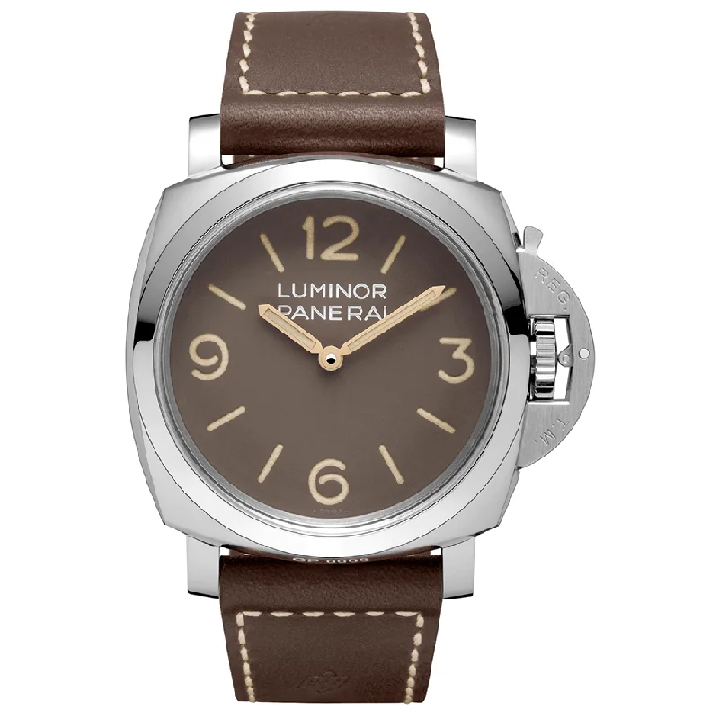 Women's Military Watches for Emergency Signaling-Luminor 3 Days Acciaio 47MM PAM00663
