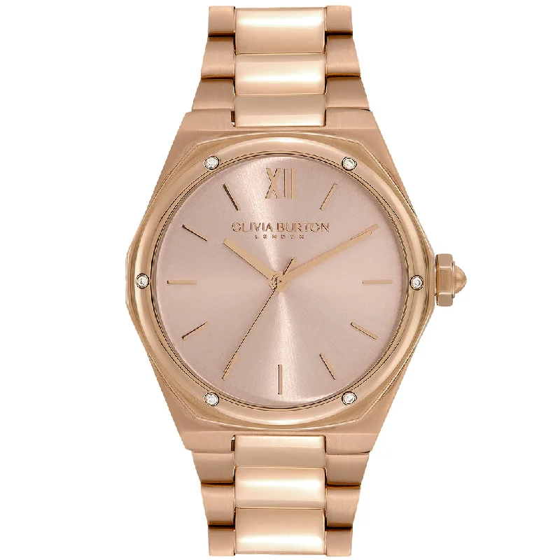 Men's Quartz Watches with Vintage Inspiration-OLIVIA BURTON, SPORTS LUXE HEXA