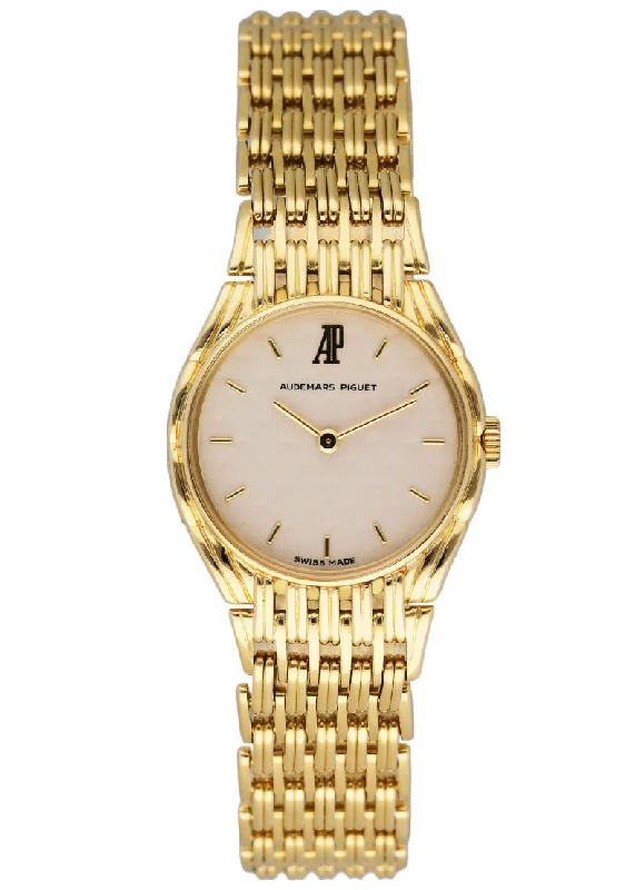 Men's Audemars Piguet Digital Design Watches-Audemars Piguet 18K Yellow Gold Ladies Watch Service Card