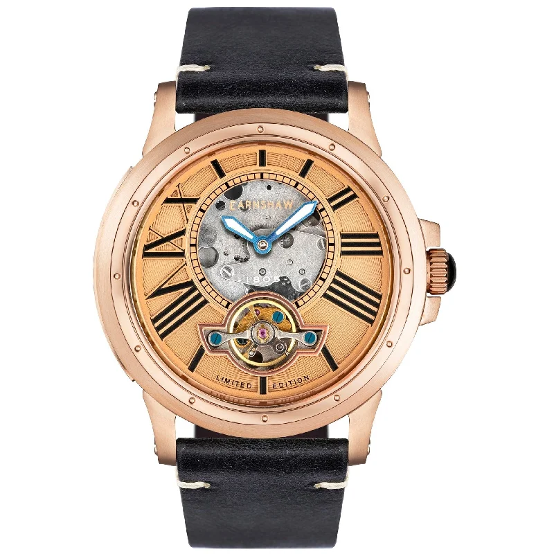 Men's Hand-Wound Dress Watches for Traditional Craftsmanship-Thomas Earnshaw Bertha Watch ES-8244-04