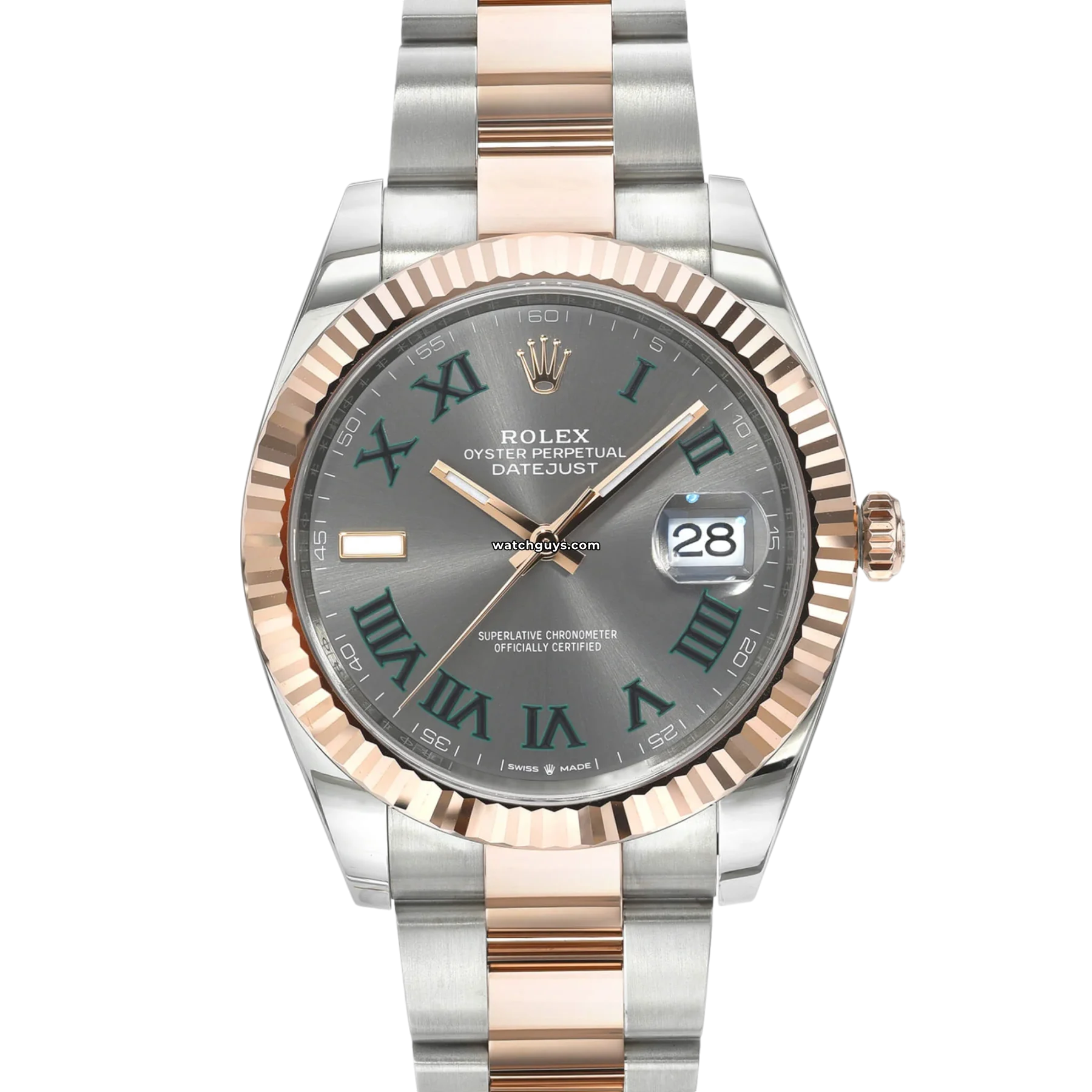 Women's Rolex Elegant Design Watches-Rolex Datejust 126331 Wimbledon Oyster