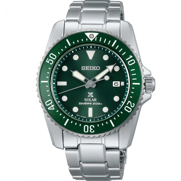 Men's Seiko Minimalist Design Watches-Seiko Prospex SNE583P Solar Divers