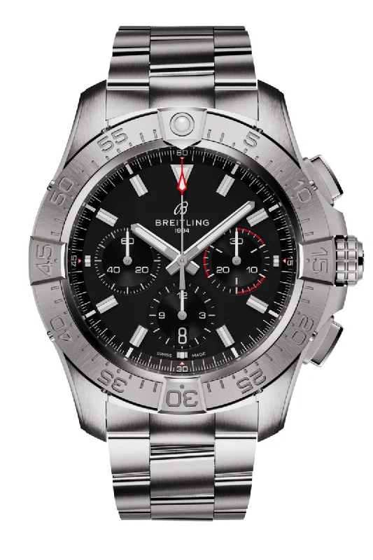 Men's Gift Style Dress Watches for Friends and Family-Breitling Avenger B01 Chronograph 44 AB0147101B1A1