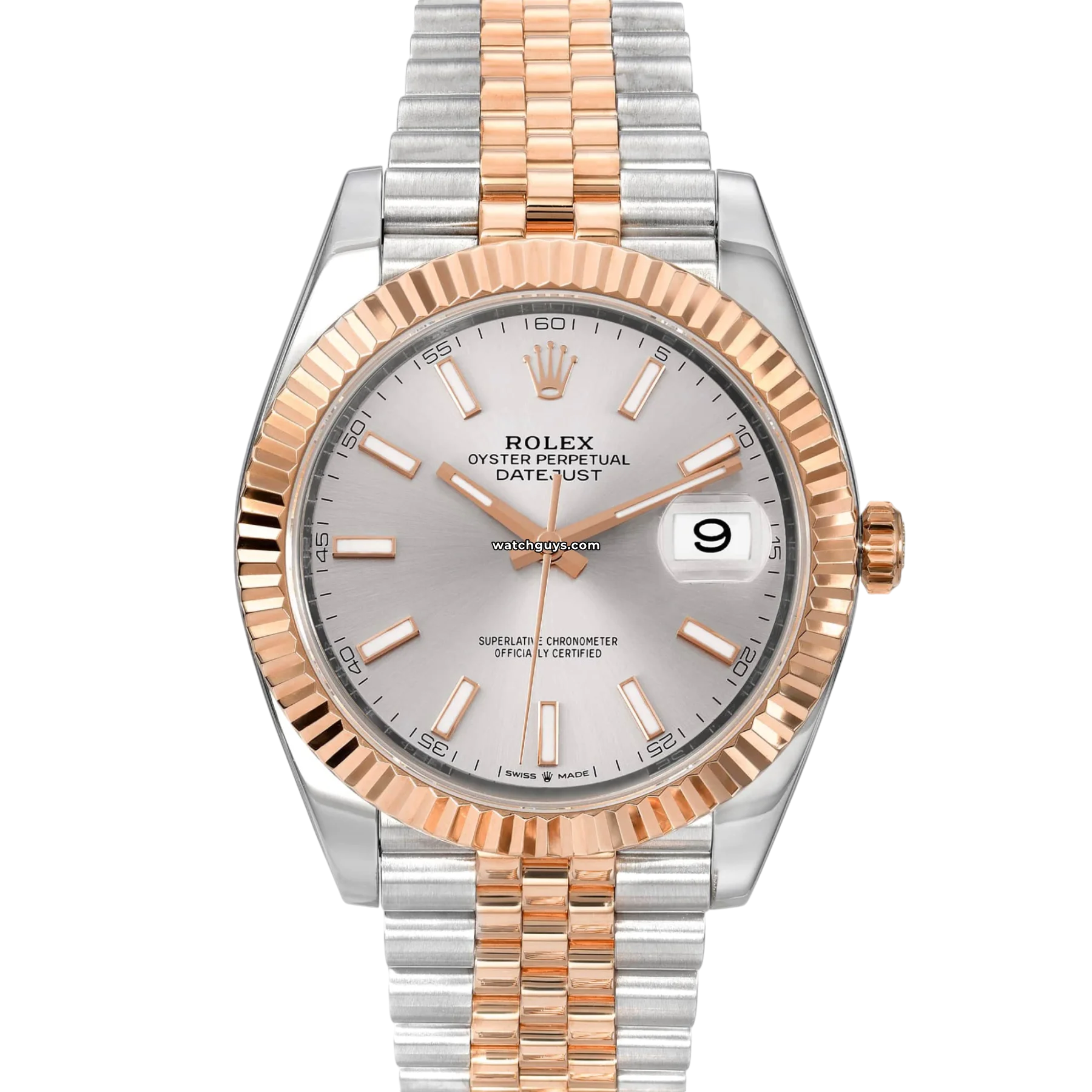 Women's Rolex Monogrammed Design Watches-Rolex Datejust 126331 Silver