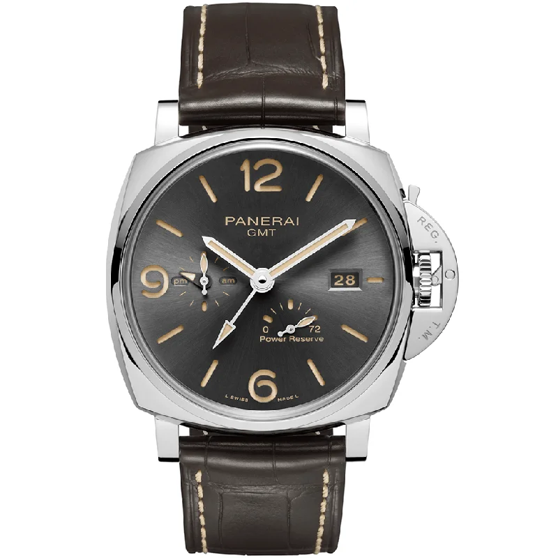Women's Military Watches for Radio Communication-Luminor Due GMT Power Reserve 45MM PAM00944