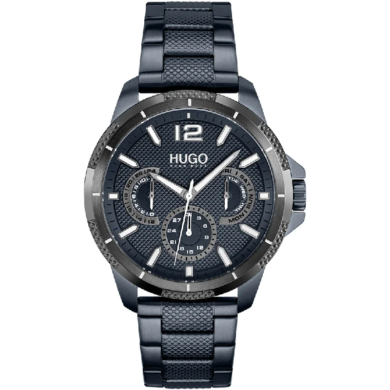 Men's Quartz Watches with Aviation Theme-HUGO, SPORT