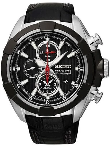 Men's Chronograph Watches with Laser Engraving-Seiko Velatura Snaf39P2