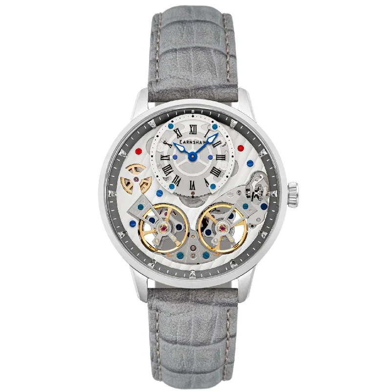 Men's Everyday Wear Design Dress Watches for Casual Style-Thomas Earnshaw Brewster Double Barrel Watch ES-8273-02