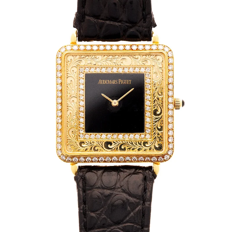 Men's Audemars Piguet Wedding Style Watches-Audemars Piguet Yellow Gold Mechanical Watch