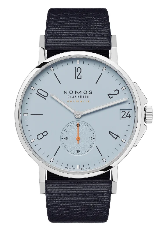 Men's Anniversary Dress Watches for Milestone Celebrations-Nomos Glashütte Ahoi Neomatik 38 Date Sky 516