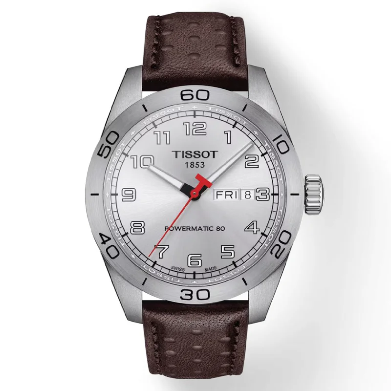 Women's Heritage Watches with UV Sensor-Tissot T-Sport Silver Dial Men 42mm