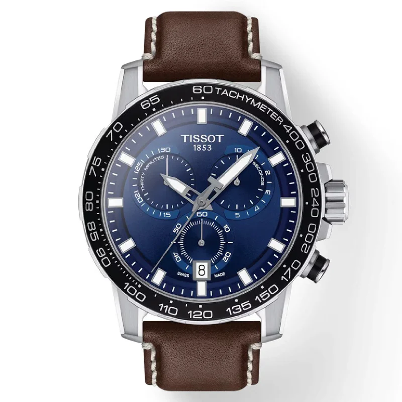 Women's Heritage Watches for Modern Design-Tissot T-Sport Blue Dial Men 45.5mm