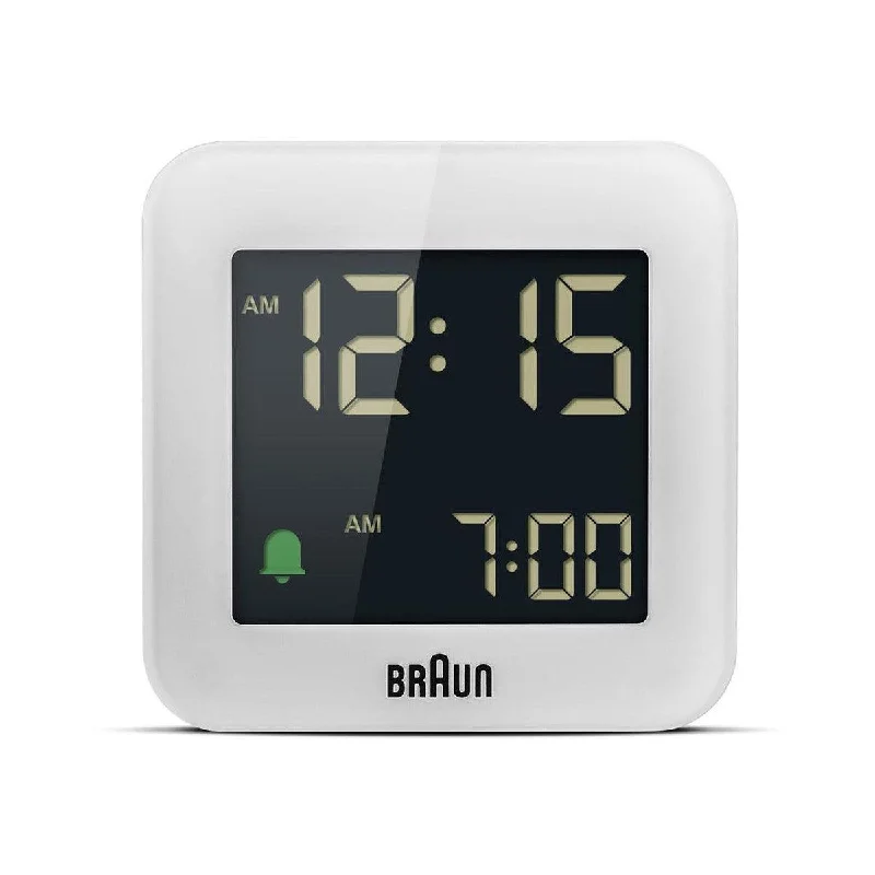 Mora Clocks for Scandinavian Design Enthusiasts-Braun Digital Travel Alarm Clock BC08W