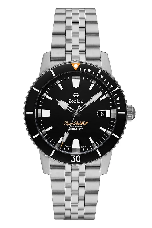 Men's Casual Wear Style Dress Watches for Weekend Brunch-Zodiac Super Sea Wolf Compression ZO9296