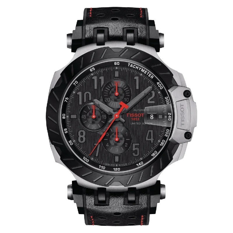 Women's Heritage Watches for Collectors-Tissot T-Sport Black Dial Men 45mm