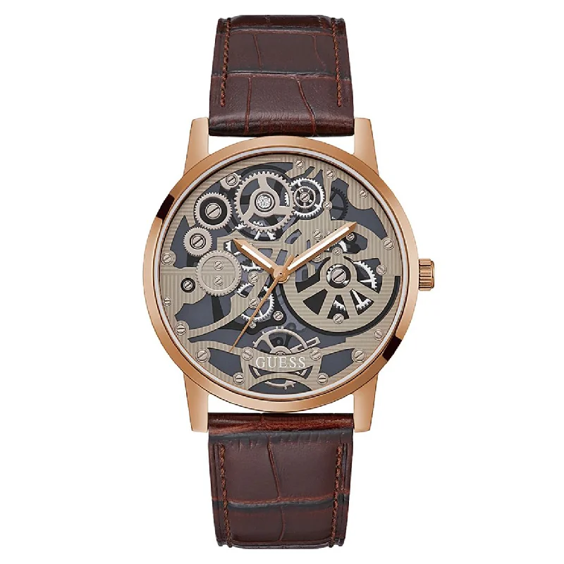 Women's Pilot Watches with Countdown Timer-Guess Gadget Grey Dial Men 42mm
