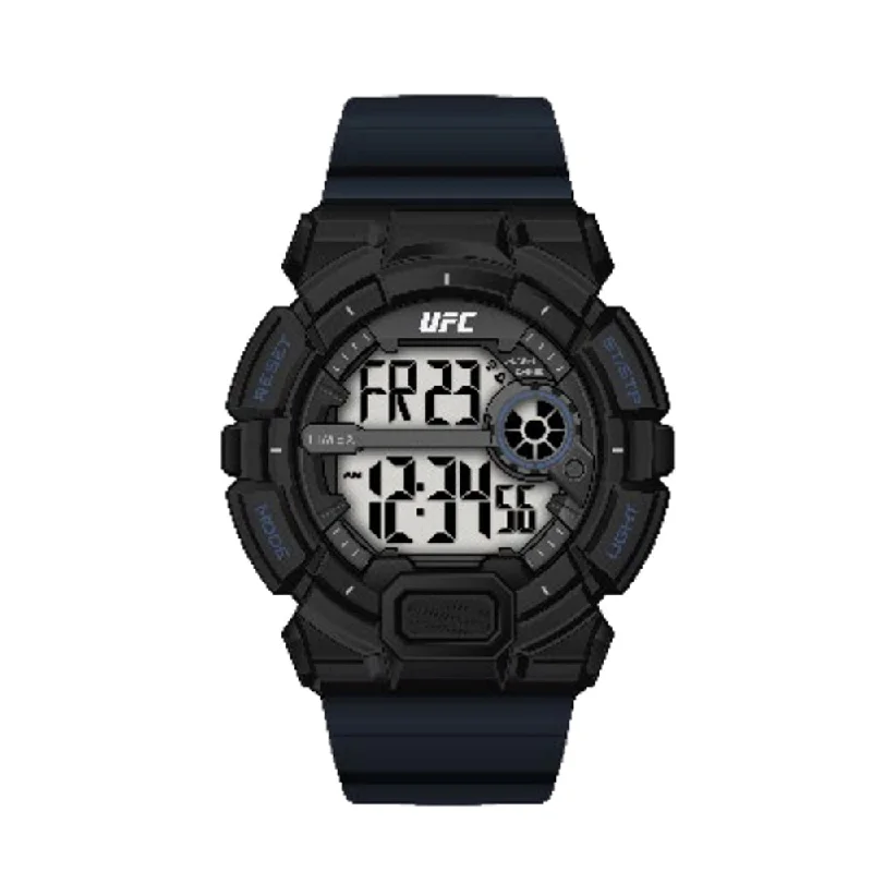 Men's Digital Watches with Aviation Theme-Timex Timex Ufc Striker Digital 50mm Resin Band