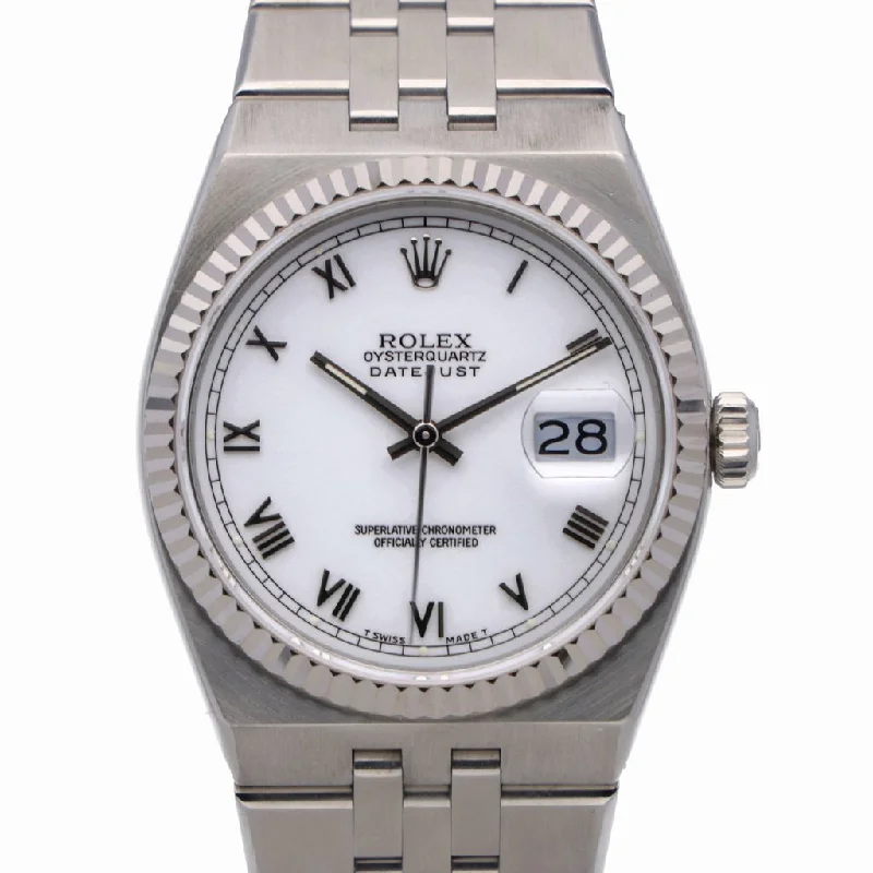 men's Rolex watches with GMT function -​Rolex Oysterquartz 36mm White Dial (Pre-Owned)