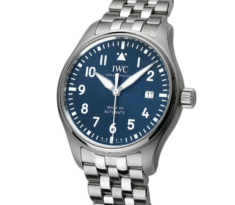 Men's Pilot Watches with Small Case Size-40mm Mark XX Steel Blue Dial