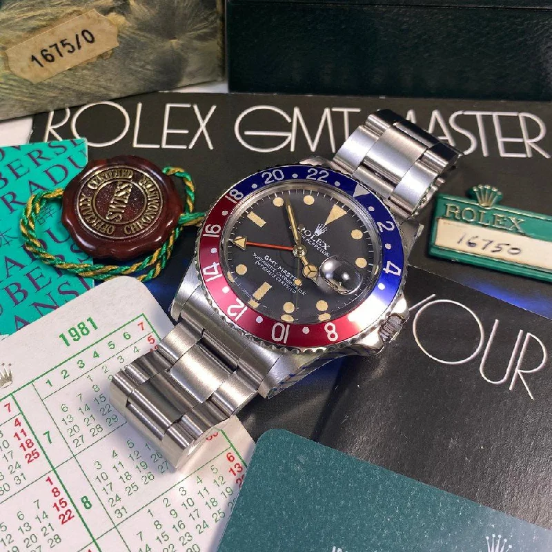 Women's Rolex Seasonal Watches-Rolex GMT Master 16750 (1981)