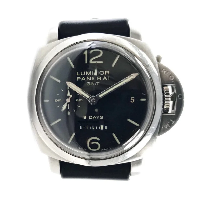 Women's Military Watches for Navigation Instruments-Panerai Luminor 1950 8 Days GMT PAM00233-Certified Pre-Owned