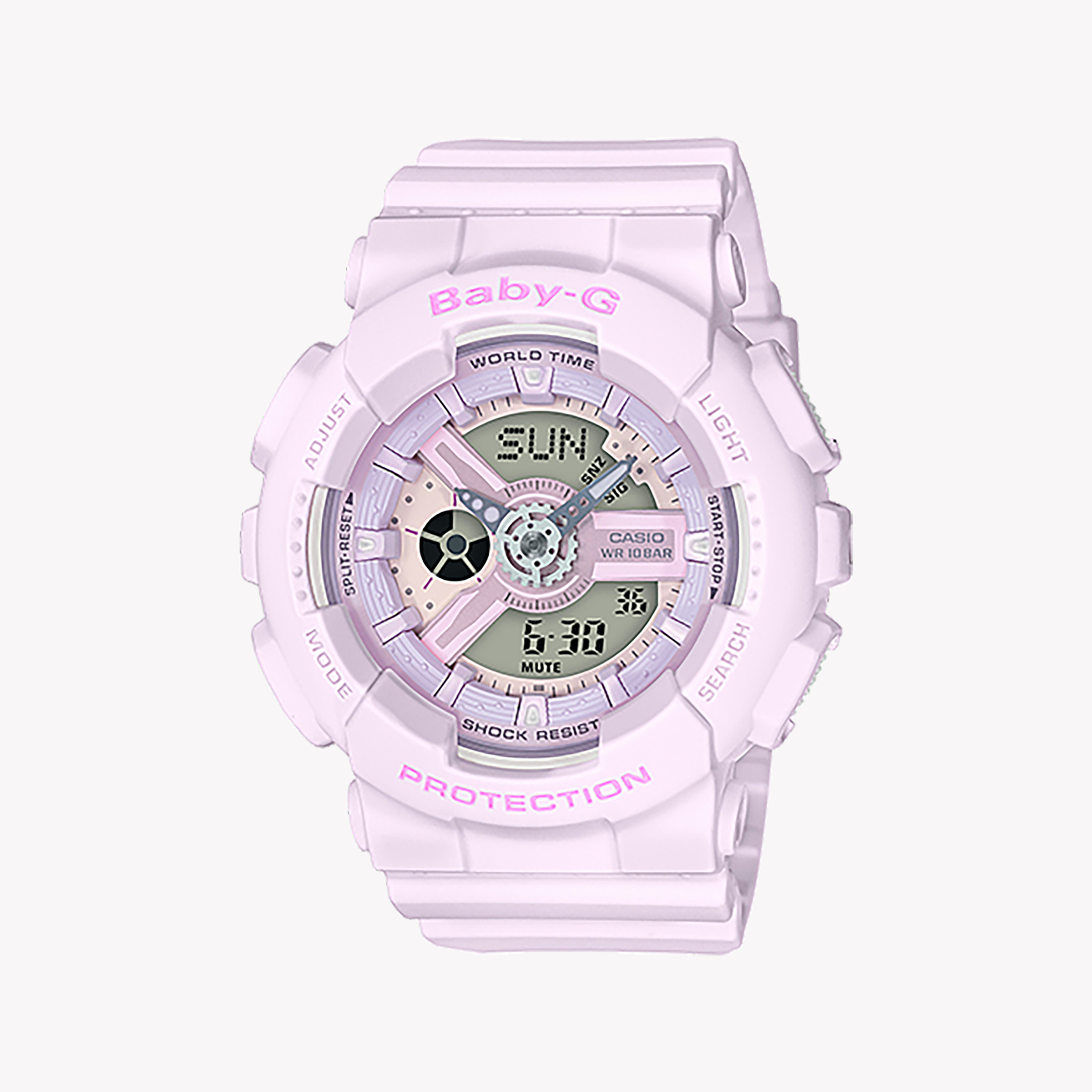 Men's Digital Watches with Personalized Engraving-BA-110-4A2DR BABY-G - VIVID PINK SPORTY CHIC Women's Watch for Every Adventure