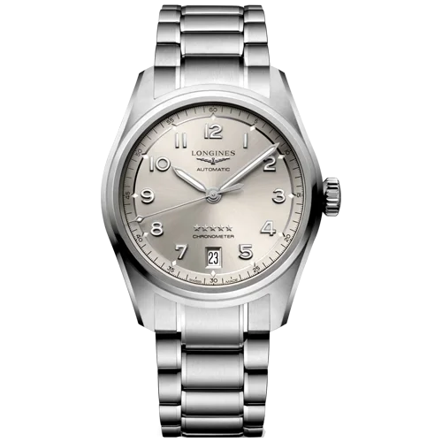 Women's Pilot Watches with Vintage Inspiration-Longines Spirit Champagne Dial Unisex 37mm