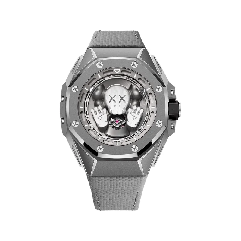 Men's Audemars Piguet Automatic Wind Style Watches-Audemars Piguet Royal Oak Concept 26656TI.GG.D019VE.01 KAWS Tourbillon Companion Dial Limited Edition