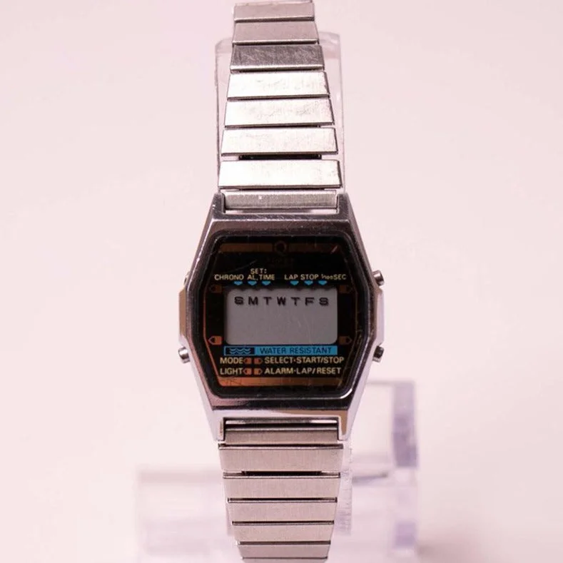 Women's Pilot Watches with Advanced Materials-90s Digital Timex Chronograph Watch | Retro LCD Timex Chrono Watch Women's Pilot Watches with Advanced Materials-90s Digital Timex Chronograph Watch | Retro LCD Timex Chrono Watch