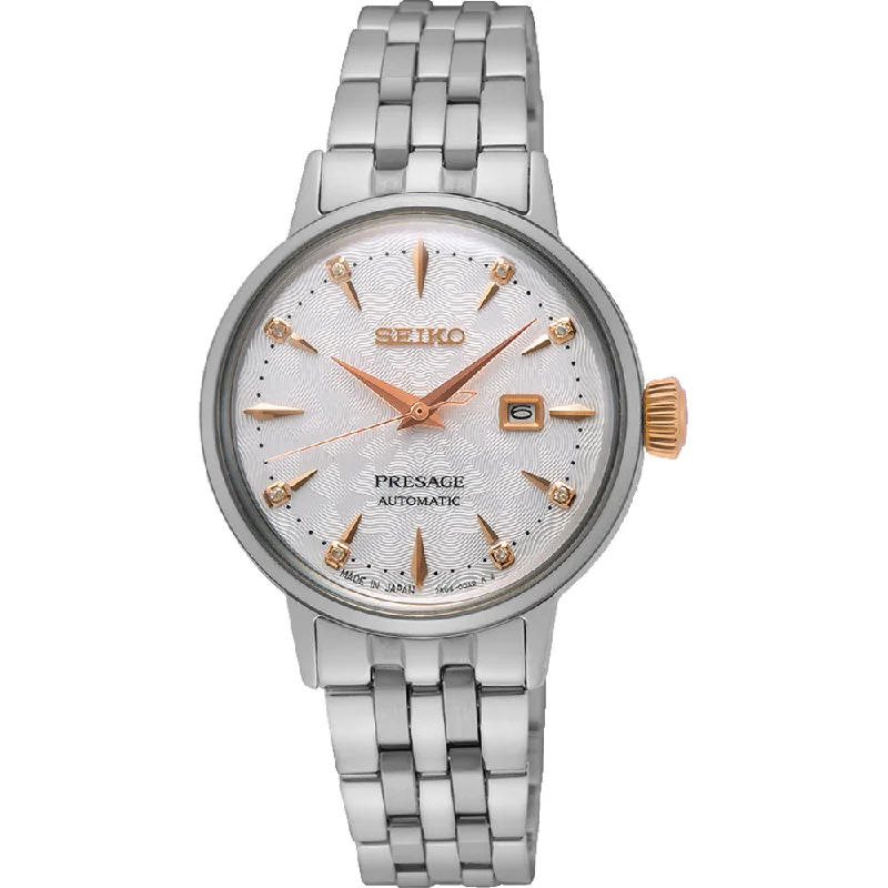 Men's Seiko Winter Watches-Seiko Presage SRE009J 'Clover Club' Cocktail Time