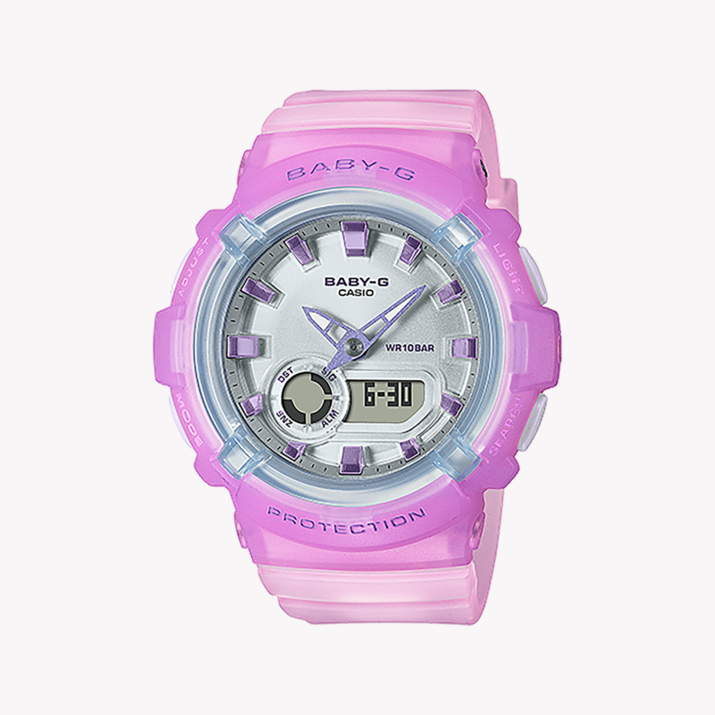 Men's Digital Watches for Emergency Signaling-BABY-G BGA-280-6ADR PINK CHARM - VIBRANT ELEGANCE FOR THE MODERN WOMAN
