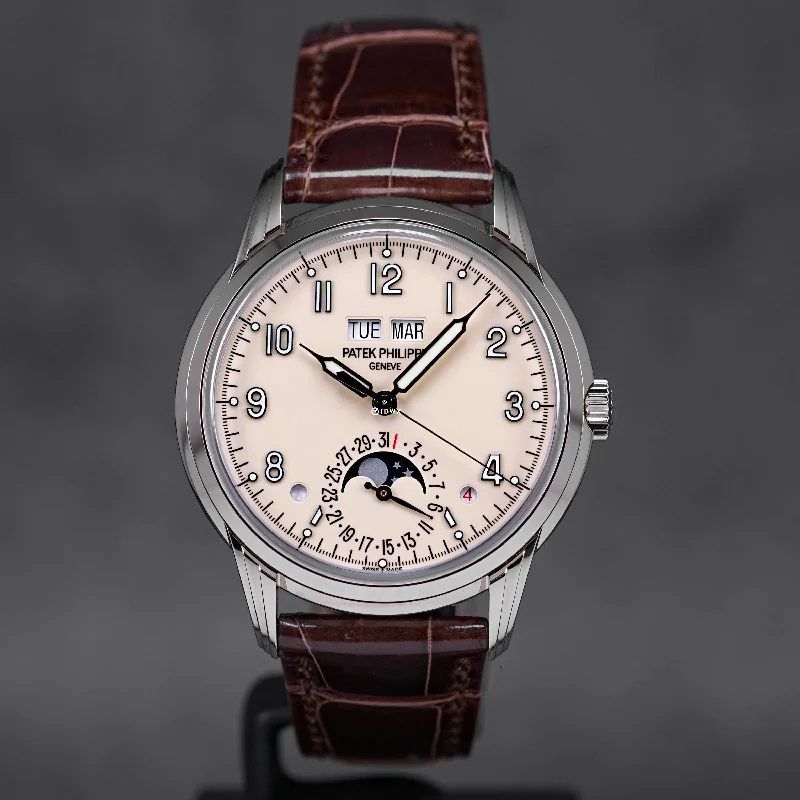Men's Patek Philippe Watches for Temperature Monitoring-GRAND COMPLICATIONS 5320G WHITEGOLD PERPETUAL CALENDAR (2021)