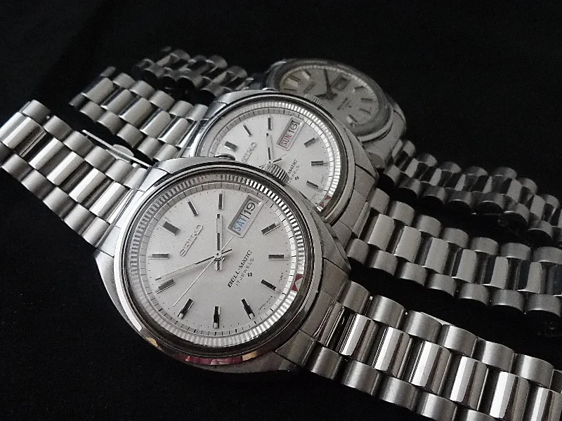 Men's Seiko Mechanical Watches-Lincoln Bracelet (Seiko Bell-Matic 4006-701x / 702x)