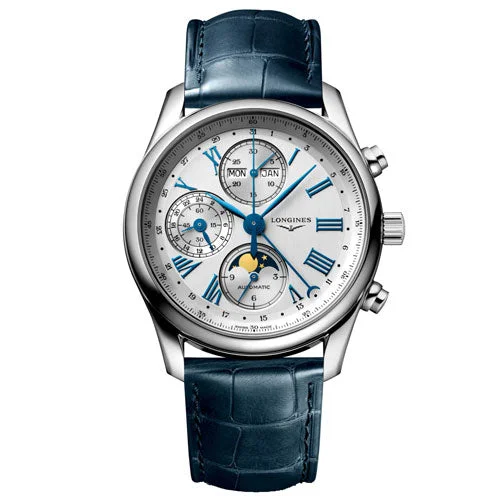 Women's Pilot Watches for Weather Monitoring-Longines Longines Master Collection Silver Dial Men 40mm