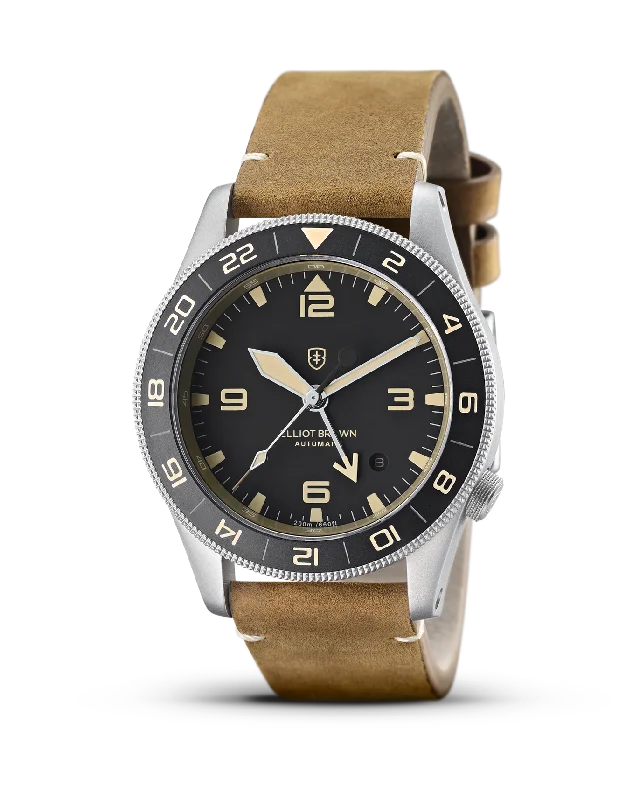 Men's Military Watches with Border Patrol-HOLTON AUTO GMT: 101-A21