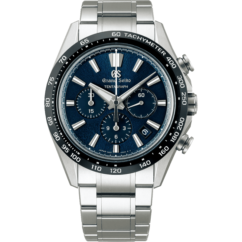 Men's Seiko Unique Shape Style Watches-Grand Seiko Evolution 9 ‘Tentagraph’ Hi Beat Automatic Chronograph Watch