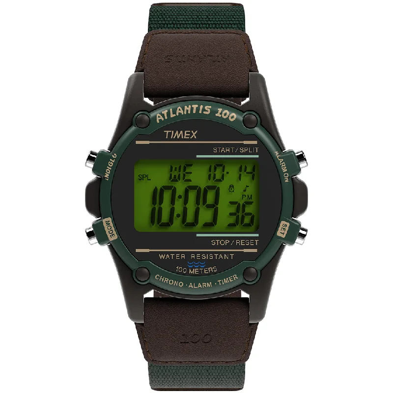 Men's Quartz Watches for Humidity Monitoring-TIMEX, ATLANTIS