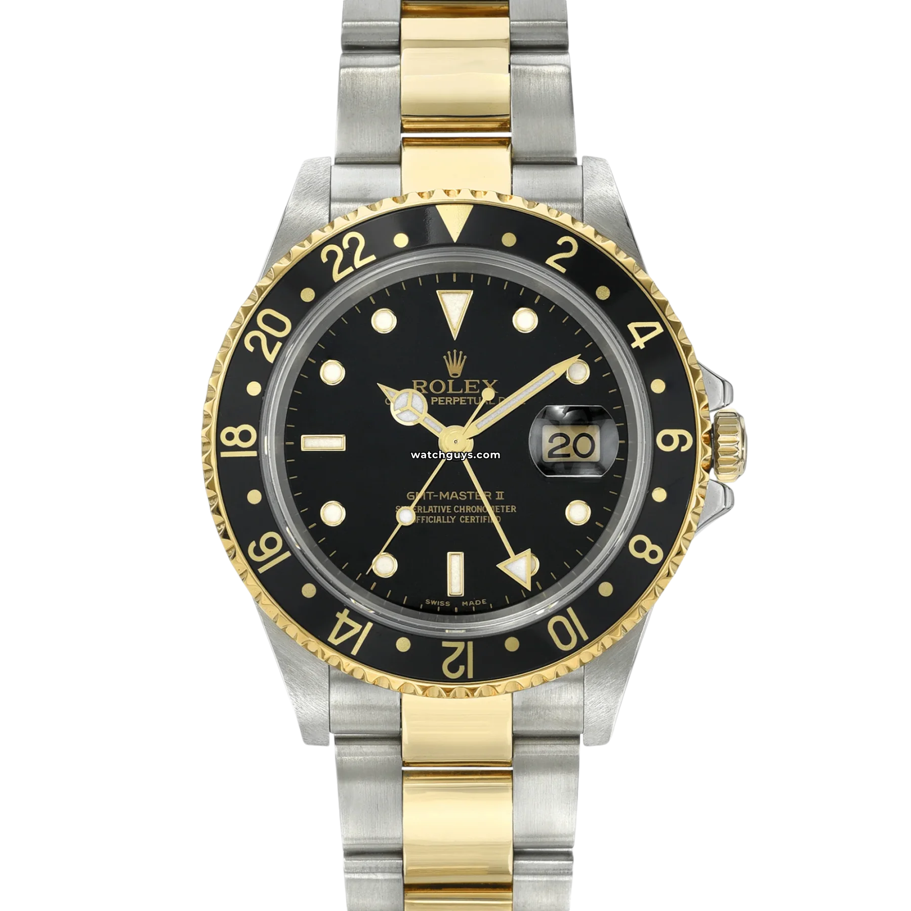 Women's Rolex Party Wear Style Watches-Rolex GMT-Master II 16713 Black Oyster