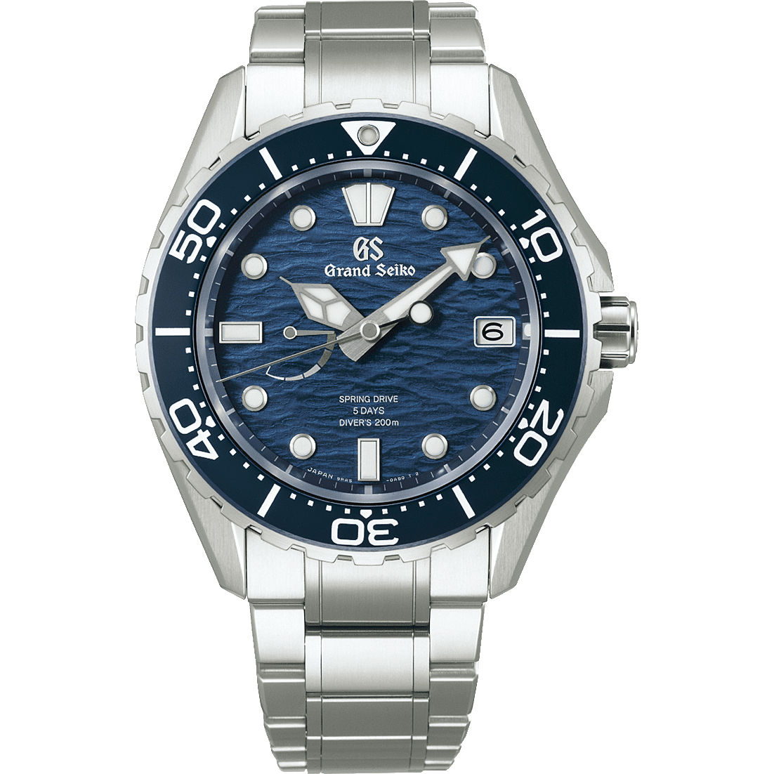 Men's Seiko Square Case Watches-Grand Seiko Evolution 9  ‘Ushio’ Blue – Spring Drive Diver’s Watch