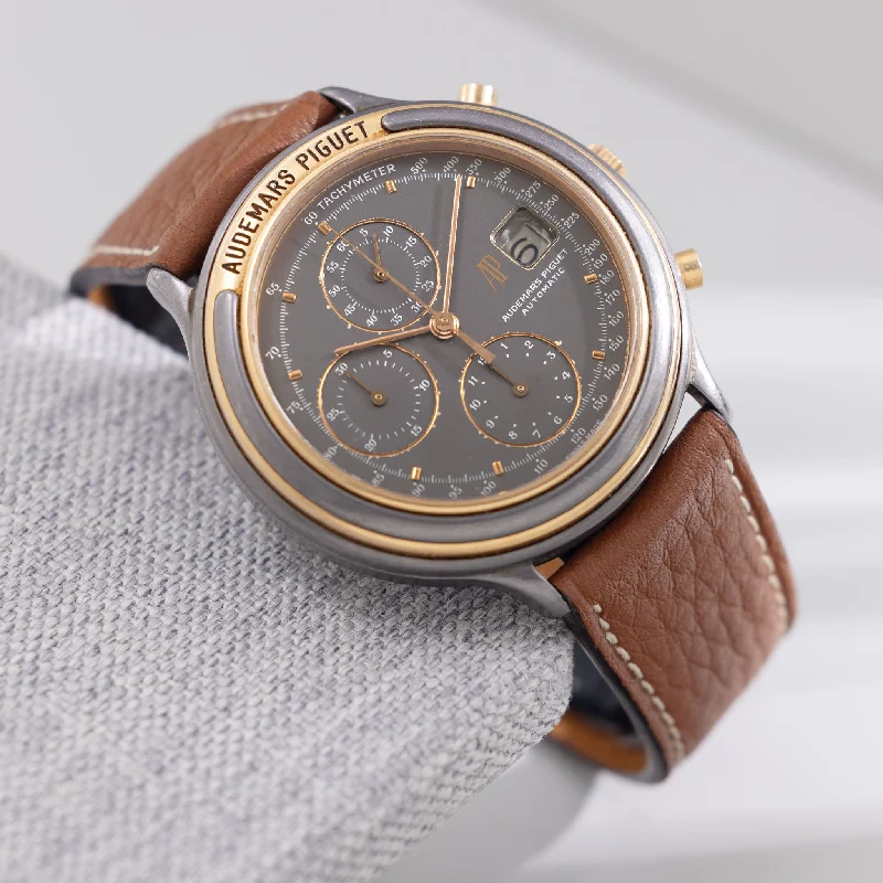 Men's Audemars Piguet Monogrammed Design Watches-Audemars Piguet Huitième Chronograph in Rose Gold and Tantalum Execution Ref. 25644TR