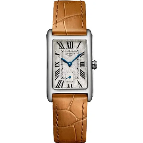 Women's Pilot Watches for Understated Elegance-Longines Dolcevita Silver Flinque Dial Women 23.3mm