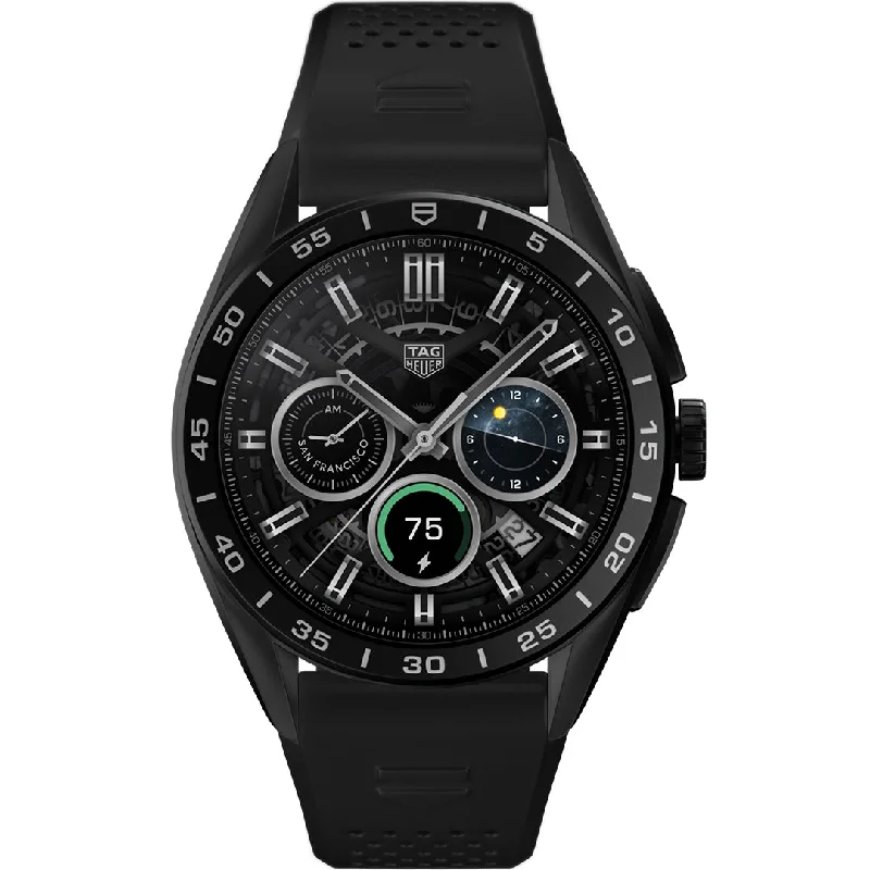 Men's Quartz Watches for Radio Communication-TAG HEUER, CONNECTED CALIBRE E4